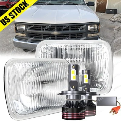 H6054 7x6 英寸 Led 车头灯 Hi/Lo 适用于雪佛兰 C1500 C2500 C3500 Suburban 皮卡车 — 第 1/4 张图片