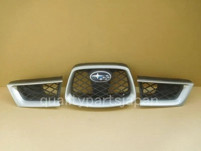 Parrilla delantera Subaru Impreza GDB GGA GDA WRX STI 3 PIEZAS 06 07 gris cristal Foto 1 de 4