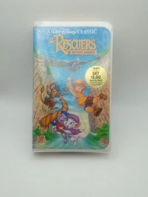 RARE Black Diamond Classic Walt Disney's The Rescuers Down Under-  Sealed - Image 1 of 4