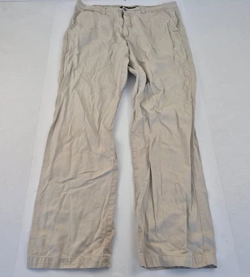 DOCKERS Pantalones W38 L36 Beige Hombre Casual Chinos Pantalones Ajuste Regular - Imagen 1 de 4