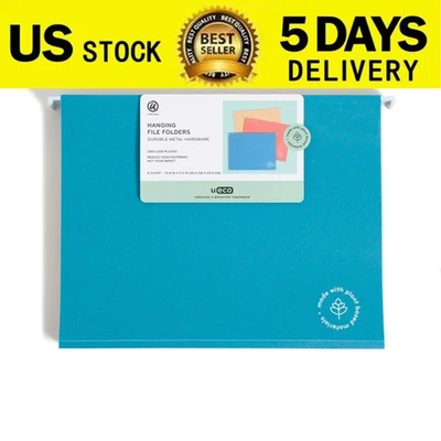 (Paquete de 2) Carpetas de archivos colgantes, 6 unidades, colores surtidos, 12,76 x 9,25 x 0,71 pulgadas Foto 1 de 4