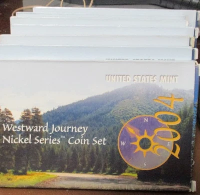 7 United States  Mint Proof Coin Sets 2004  & 5-2005 & 2006 - Image 1 of 2