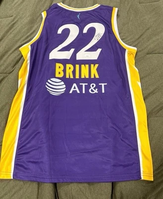 LA Sparks Cameron Brink signed jersey JSA - Image 1 of 4