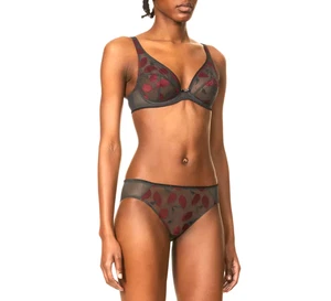 MAISON LEJABY Valse mid-rise stretch-mesh bikini briefs sz L $68 - Picture 1 of 3