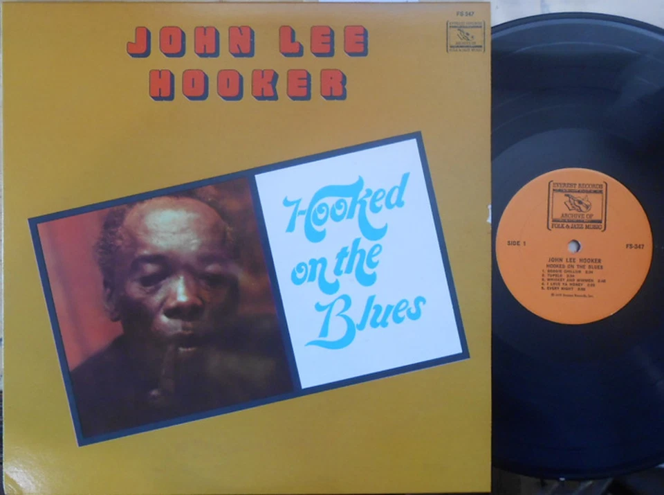 John Lee Hooker ORIG US LP Hooked on the blues EX '79 Everest FS347 Blues - Image 1 of 1