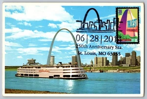 #4044 Wonders of America Gateway Arch Maxi Card w/Pictorial Cancel - Picture 1 of 2