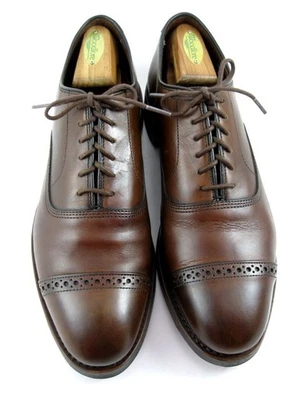 Oxford Allen Edmonds "FIFTH AVENUE" Puntera y Puntera 9.5 D Chile Oscuro DAINITE EE. UU. (695N) Foto 1 de 4