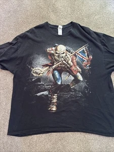 Iron Maiden The Trooper T Shirt Mens XXL Large Black Front Graphic Print - Picture 1 of 10