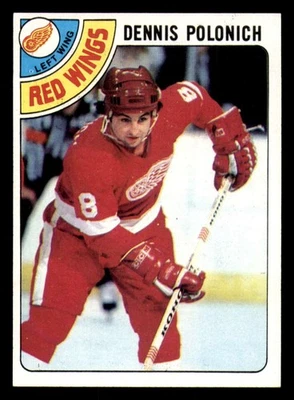 1978-79 Topps #106 Dennis Polonich Near Mint Red Wings    ID:366483 - Image 1 of 2