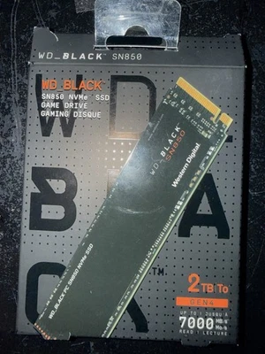 Western Digital WD Black 2TB SN850  M.2 NVMe Heatsink PS5 - Image 1 of 4