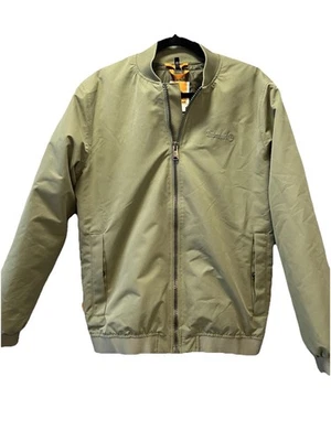 Timberland Мужская куртка-бомбер | оливковый зеленый | размер M | легкий молнии - Изображение 1 из 4