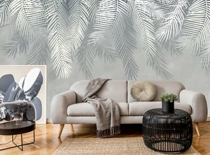 Palm Leaves Wall Mural Photo Wallpaper Tropical Abstract Giant Paper Poster Art - Picture 1 of 7