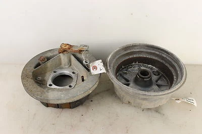 1992 Kawasaki Bayou 300 Klf300b Klf B Left Rear Brake Plate Panel Hub Drum - Image 1 of 4