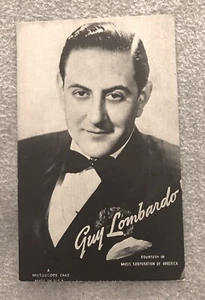 Mutoscope Postcard: GUY LOMBARDO; BIG BANDLEADER; SWING ERA - Picture 1 of 2