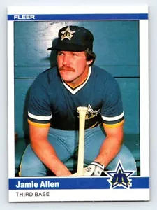 1984 Fleer - #604 Jamie Allen (RC) - Picture 1 of 2