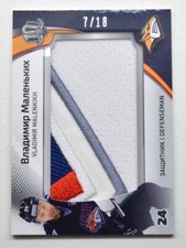 2018 Sereal KHL Exclusive Collection Logo Patch #36 VLADIMIR MALENKIKH 07/18