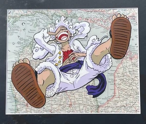 Luffy Animation Kunst Reproduktion - Fan Art Acryl Gemälde & Aquarell - Bild 1 von 4