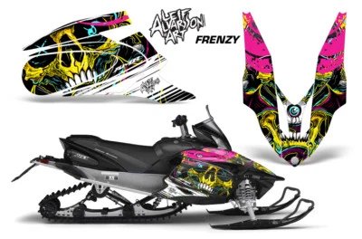 Snowmobile Sled Graphic Decals Stickers For Yamaha Apex 2006-2010 FRENZY Y - Image 1 of 2