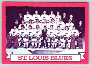 ST. LOUIS BLUES TEAM 1973-74 O-PEE-CHEE 73-74 NO 105 EXMINT          25543