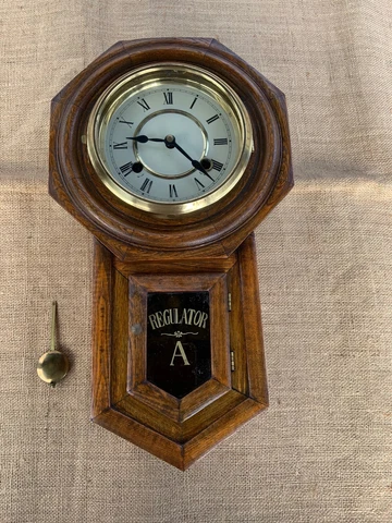 Small Mini Regulator Wall Clock Cover