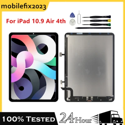 Replace For iPad Air 4 4th Gen 10.9'' A2072 A2324 A2316 LCD Display Touch Screen - Image 1 of 4