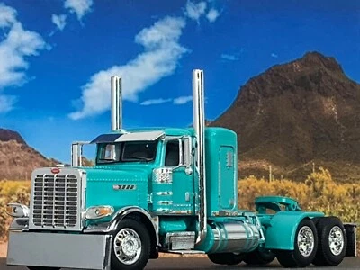 1/64 DCP TEAL PRIDE & CLASS PETERBILT 389 W/ 36" SLEEPER - Image 1 of 4