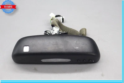 08-14 Mercedes C350 W204 Top Upper Rear View Mirror Assembly Black Oem - Image 1 of 4