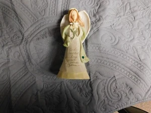 FOUNDATIONS ANGEL BIRTHDAY MONTH OF MAY 4001686 "GOD SMILED..." NEW 7 3/8" 2004 - Picture 1 of 6