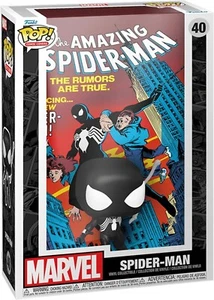 FUNKO POP SPIDER-MAN BLACK COSTUME COMIC COVER #40 AMAZING SPIDER-MAN 252 NEW - Imagen 1 de 4