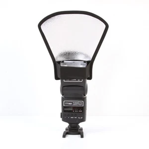 Flash Diffuser Softbox Silver White Reflector for Canon Nikon Yongnuo Speedlite - Picture 1 of 5