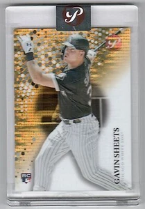 2022 Topps Pristine Gold Refractor #209 Gavin Sheets Rookie Encased Sealed #/50 - Picture 1 of 2