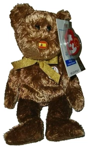 Ty Beanie Baby - CHAMPION (SPAIN) Bear Fifa World Cup Soccer 8" MWMT Plush Toy - Picture 1 of 6