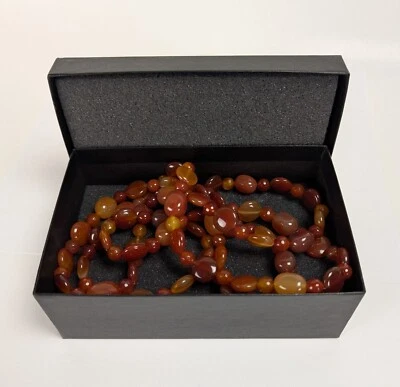 "Collar Mine Finds By Jay King cornalina, 42"" de largo" Foto 1 de 4