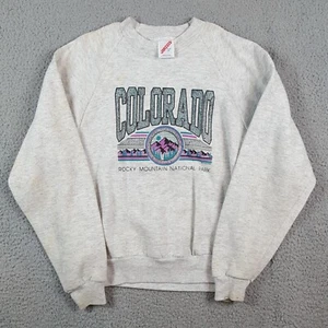 Vintage 90s Colorado Smoky Mountain Boy's Size L Pullover Crewneck Sweatshirt - Picture 1 of 10