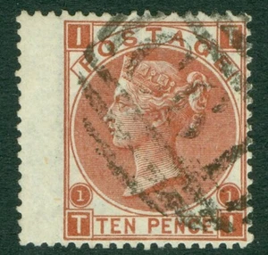 SG 112 10d red-brown 1867. Very fine used cancelled by the 'C61' horizontal... - Imagen 1 de 2
