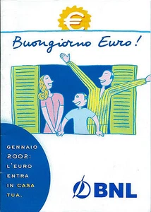 KUREHEFT BNL EINTRITT EURO JANUAR 2002 GUTEN TAG EURO BETRITT DEIN HAUS - Bild 1 von 2