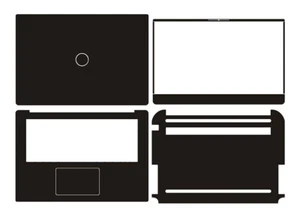 Kohlefaser Laptop Aufkleber Abziehbild Skin Cover für Dell Vostro 14-5490 5490 14"  - Bild 1 von 37