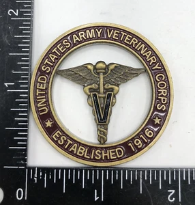 Moneda Desafío Jefe Cuerpo Veterinario del Ejército de los Estados Unidos - Imagen 1 de 3