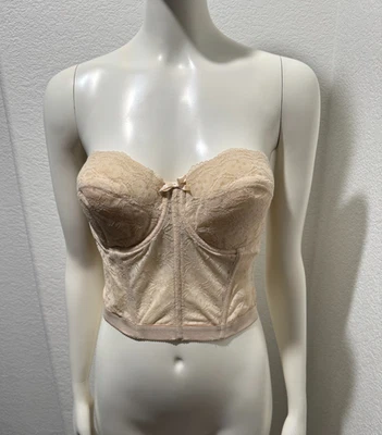 Sujetador corsé Gelmart de colección para mujer 38C beige sujetador con aros sin tirantes Foto 1 de 4