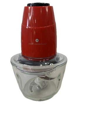 Red Cooks Essentials Glass Bowl Food Chopper Model K49734 172 000/ 120v 300w - Image 1 of 4