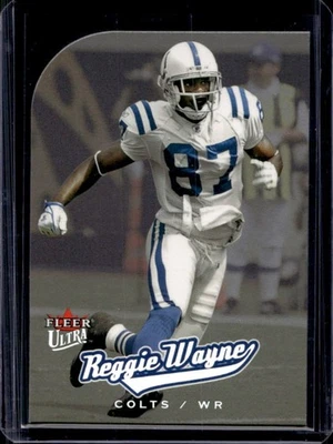 2005 Fleer Ultra Reggie Wayne Platinum Medallion #/50 Colts - Image 1 of 2