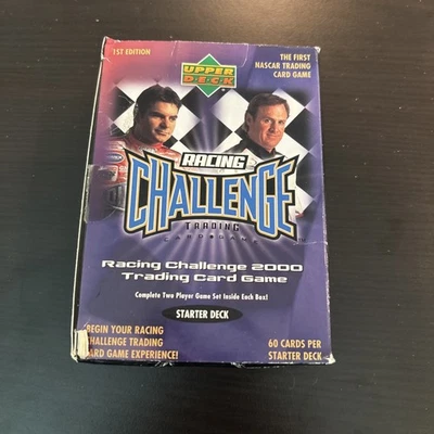 2000 Upper Deck Racing Challenge Starter Deck Box 60 Cards Vintage Open Box - Image 1 of 4