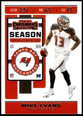 2019 Panini Contenders #82 Mike Evans - Image 1 of 2