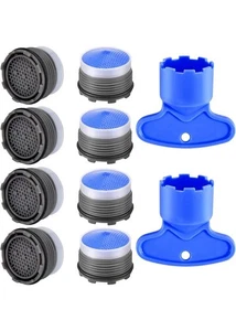8PCS Cache Aerator M18.5, Plug-In Faucet Aerator Faucet Restrictor Replacement P - Picture 1 of 8