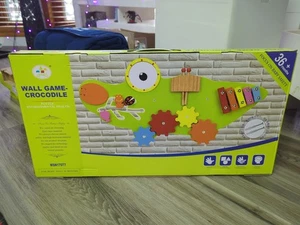 Pannello da parete centro attività coccodrillo gioco bambino bambino NUOVO - Foto 1 di 16