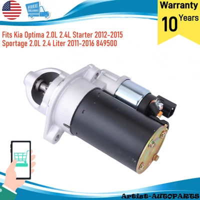 New Starter For Kia Optima 2.0L 2.4L 2012-2015 Sportage 2.0L 2.4L 2011-2016 - Image 1 of 4