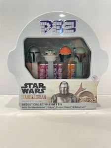 Star Wars Mandalorian PEZ Collectible Tin 4 Characters New and Sealed - Picture 1 of 6