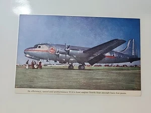 Airline Postcards TCA - Trans Canada Air Lines North Star - Picture 1 of 2
