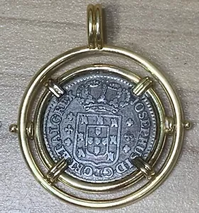 Stunning Portuguese 1750-1777 ‘In Hoc Signo Vinces’ Approx. 12g 18k Gold. B839 - Picture 1 of 7
