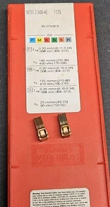 2 piezas Insertos de carburo Sandvik Coromant N151.2-500-4E 1125 5 mm ranurado de corte - Imagen 1 de 1